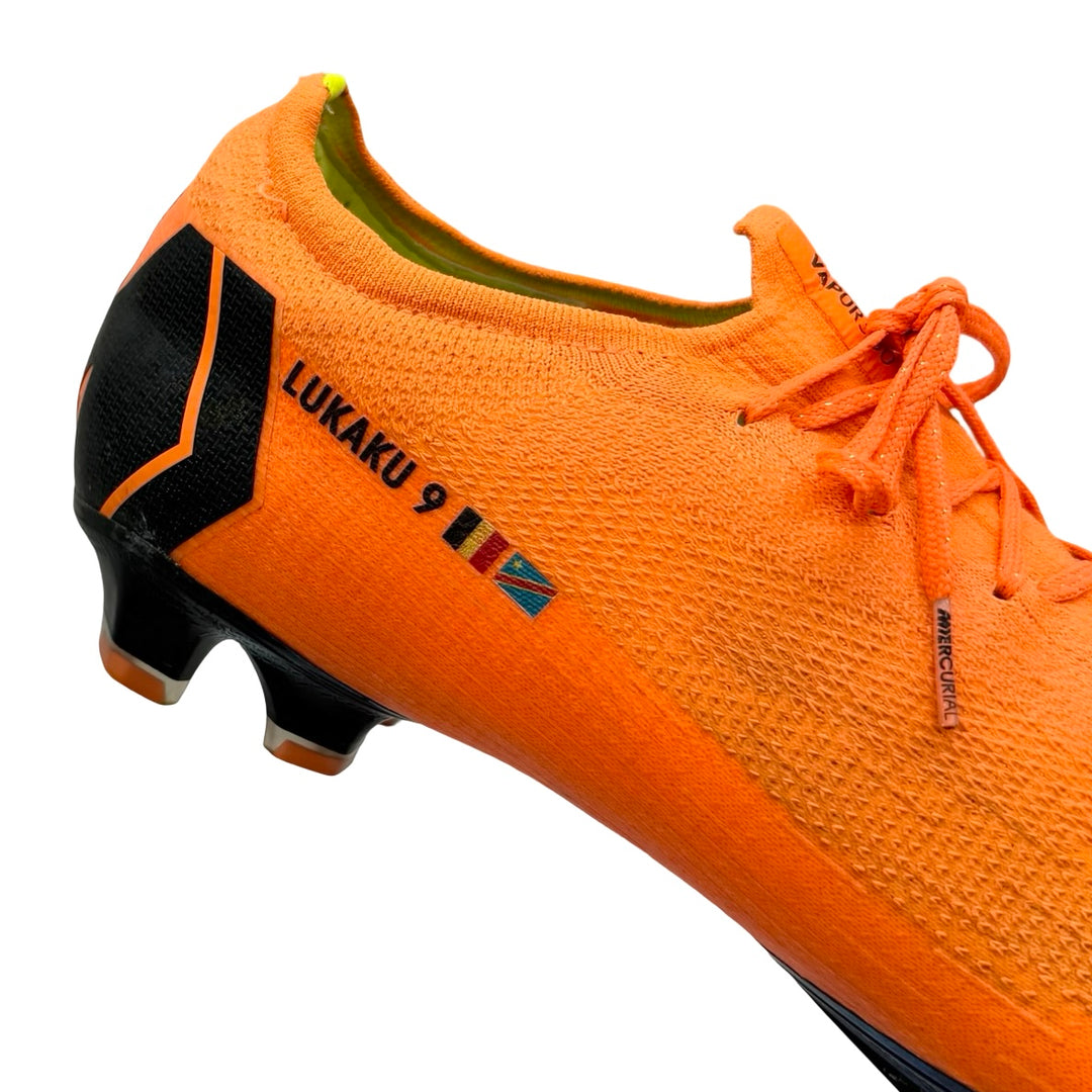 Romelu Lukaku Training Worn Nike Mercurial Vapor 12 Elite - 2017/18