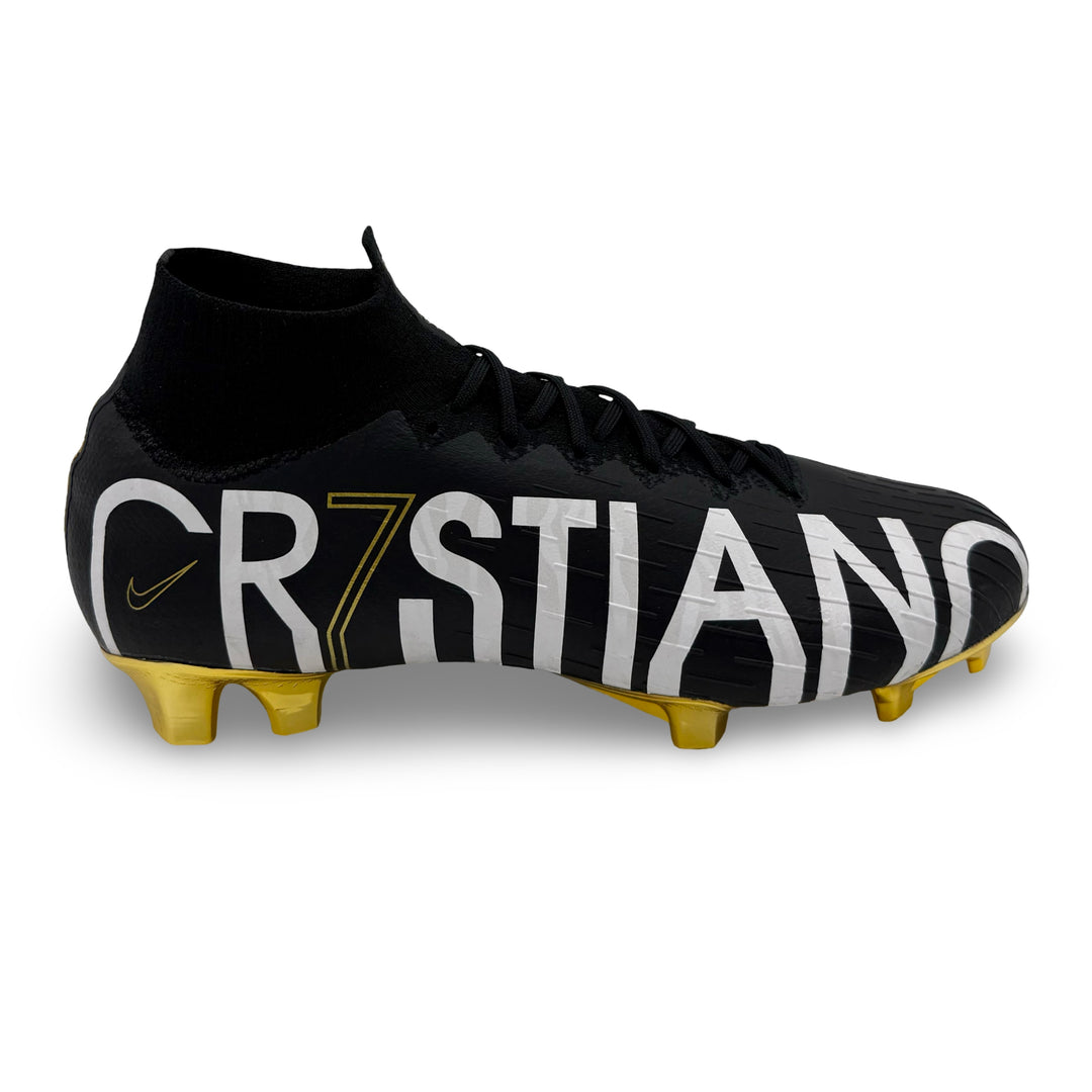Cristiano Ronaldo | Match-Issued Boots | CR7 Black Gold | 2018/19 | Juventus