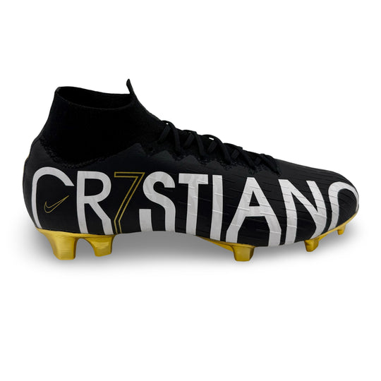 Cristiano Ronaldo | Match-Issued Boots | CR7 Black Gold | 2018/19 | Juventus
