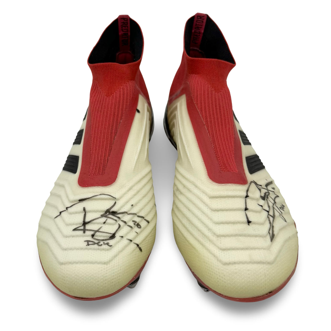 Dele Alli | Match-Worn Boots | Dual Hand-Signed | Photo-Matched | 2017/18 | Tottenham & England
