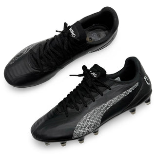 Neymar Jr. Match Worn, 4 Goals & 1 Assist, Photo-Matched, Dual Signed Puma KING Platinum 'NJR' Signature Edition - 2020/21