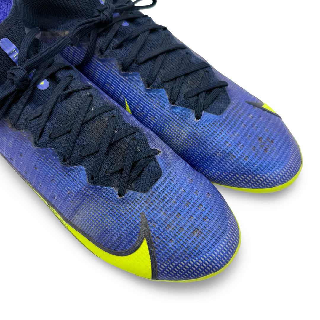 Jadon Sancho Match Worn, Photo-Matched, 2 Goals Scored (Inc. 1st for Man Utd) Nike Mercurial Superfly 8 Elite - 2021/22