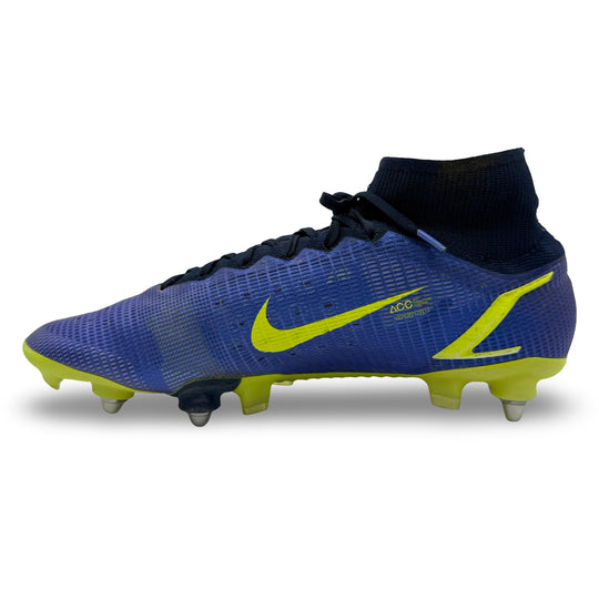 Jadon Sancho Match Worn, Photo-Matched, 2 Goals Scored (Inc. 1st for Man Utd) Nike Mercurial Superfly 8 Elite - 2021/22