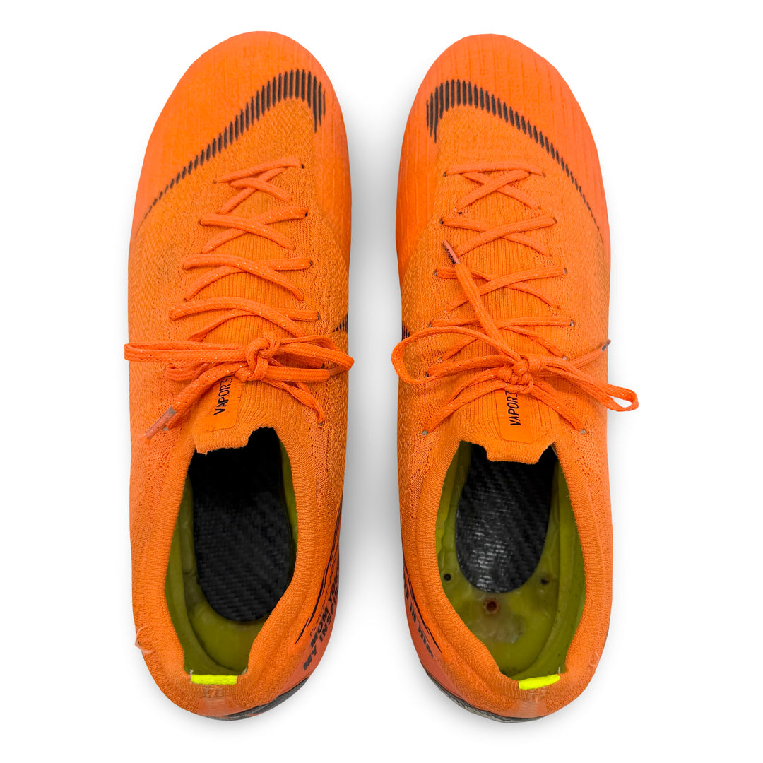 Romelu Lukaku Training Worn Nike Mercurial Vapor 12 Elite - 2017/18