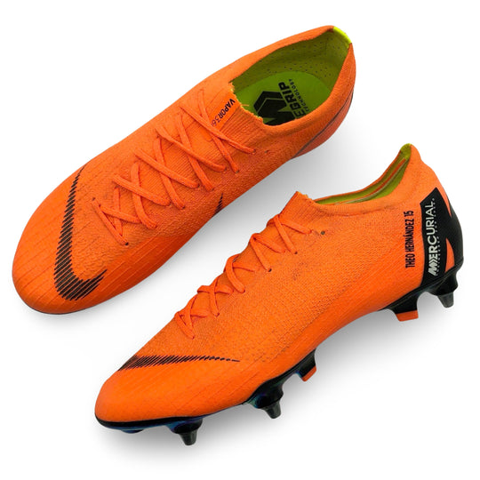 Theo Hernández Match Worn Nike Mercurial Vapor 12 Elite 2017/18