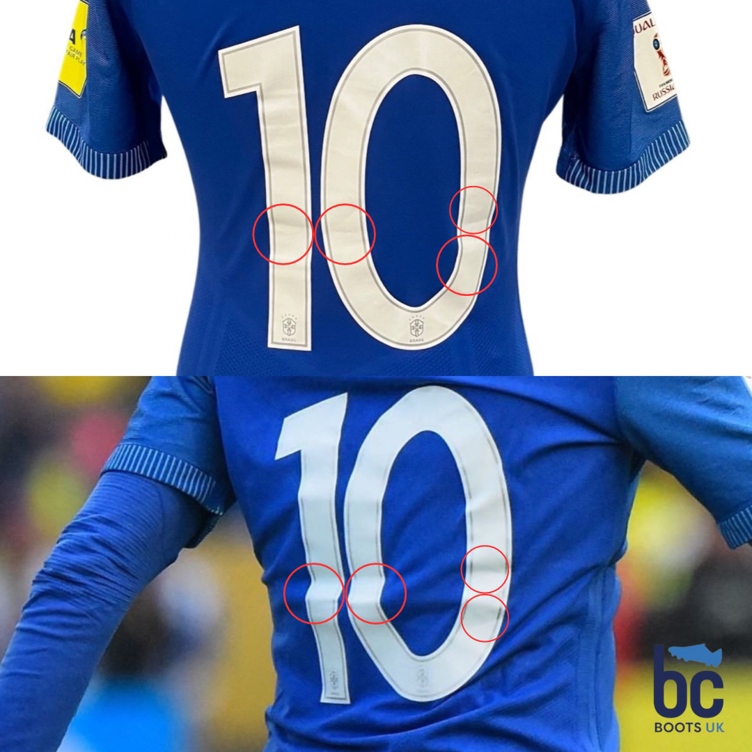 Camiseta Nike Dri-Fit usada en partido, sin lavar y con foto de Neymar Jr. - Ecuador 0-3 Brasil, clasificación para la Copa Mundial de la FIFA 2018