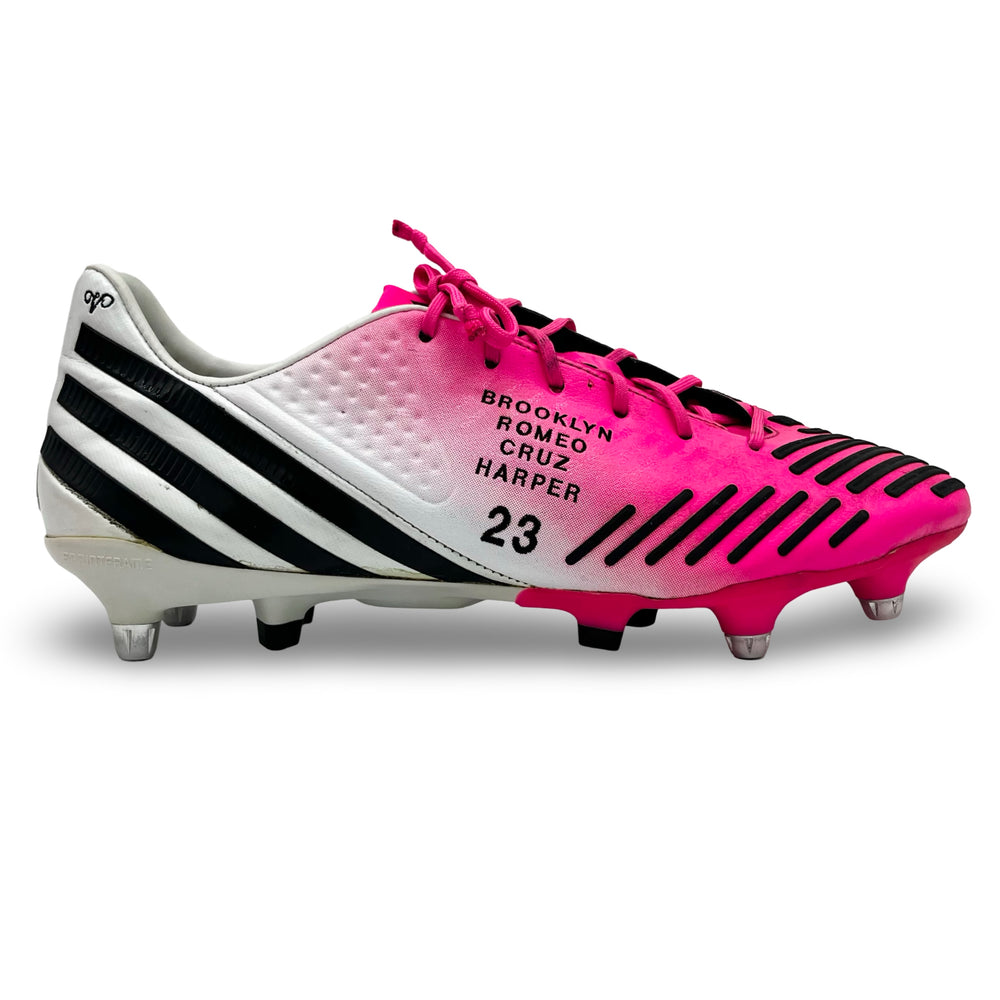 David Beckham Match Worn, Photo-Matched Adidas Predator LZ DB Special Edition - 2012/13