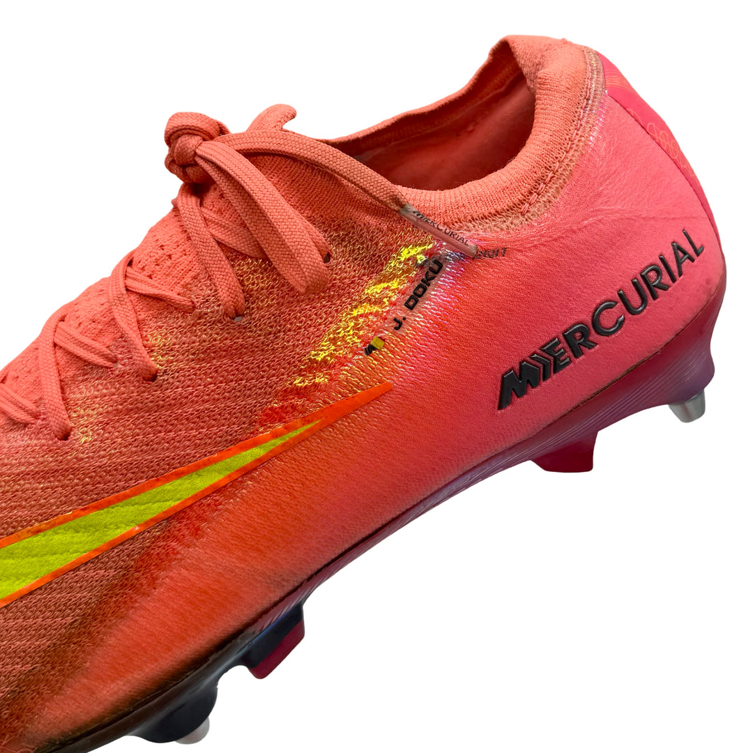 Jérémy Doku | Match-Worn Boots | Photo-Matched | 2024/25 | 2 Goals | 1 Assist | Manchester City