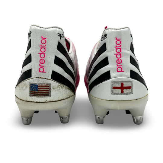 David Beckham Match Worn, Photo-Matched Adidas Predator LZ DB Special Edition - 2012/13