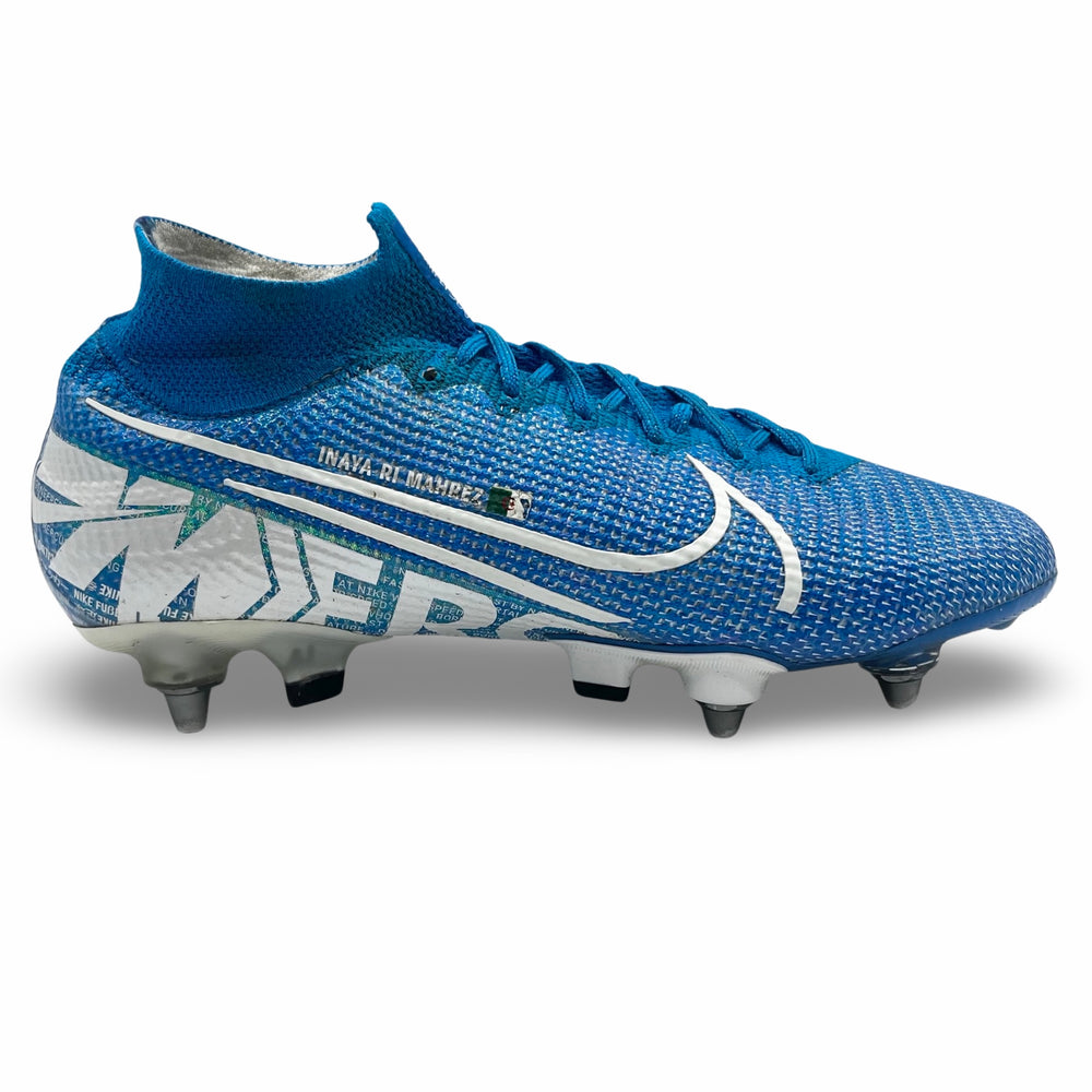 Riyad Mahrez Match Worn Nike Mercurial Superfly 7 Elite 2019/20
