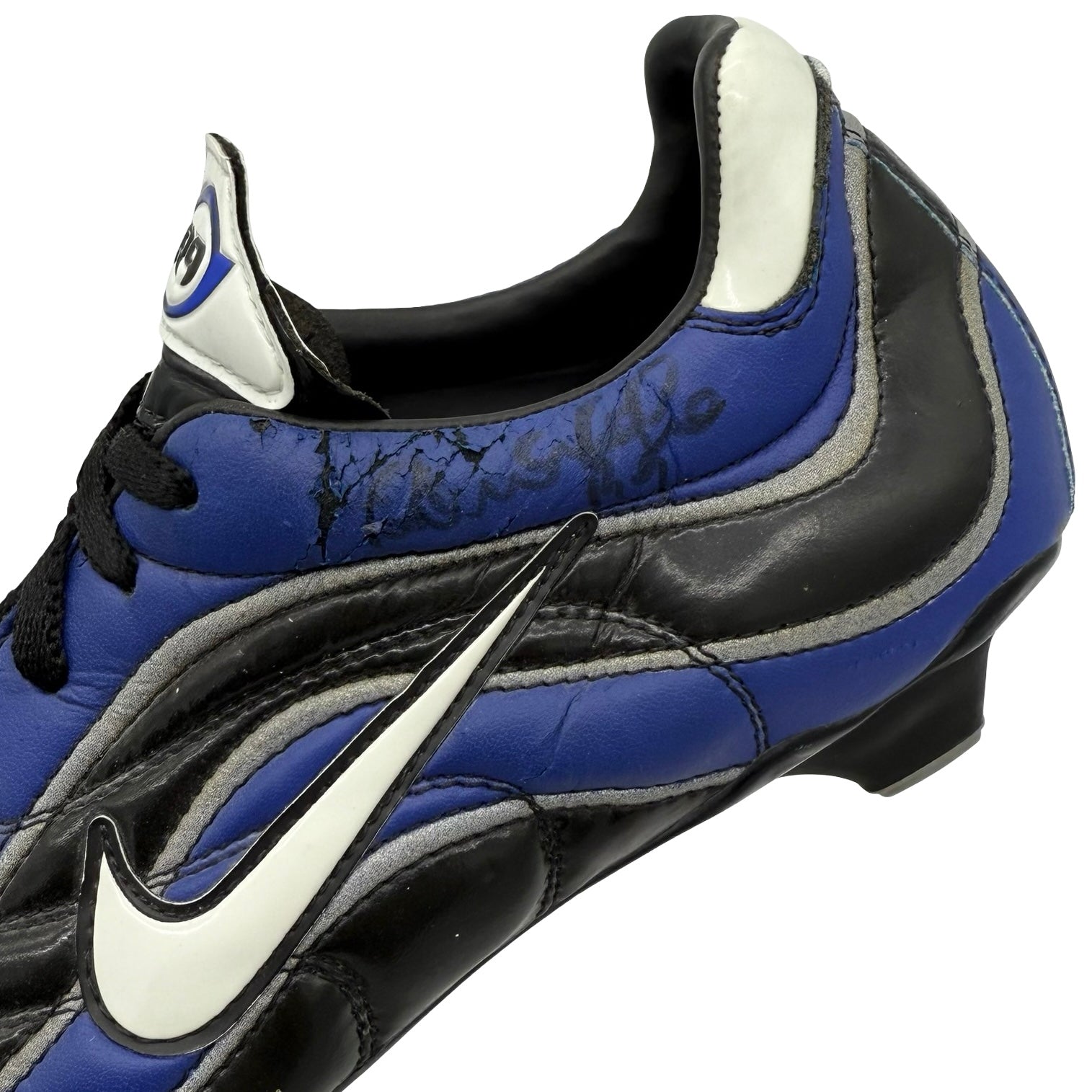 Ronaldo Nazário Match Worn, Dual Signed Nike Mercurial Vapor R9