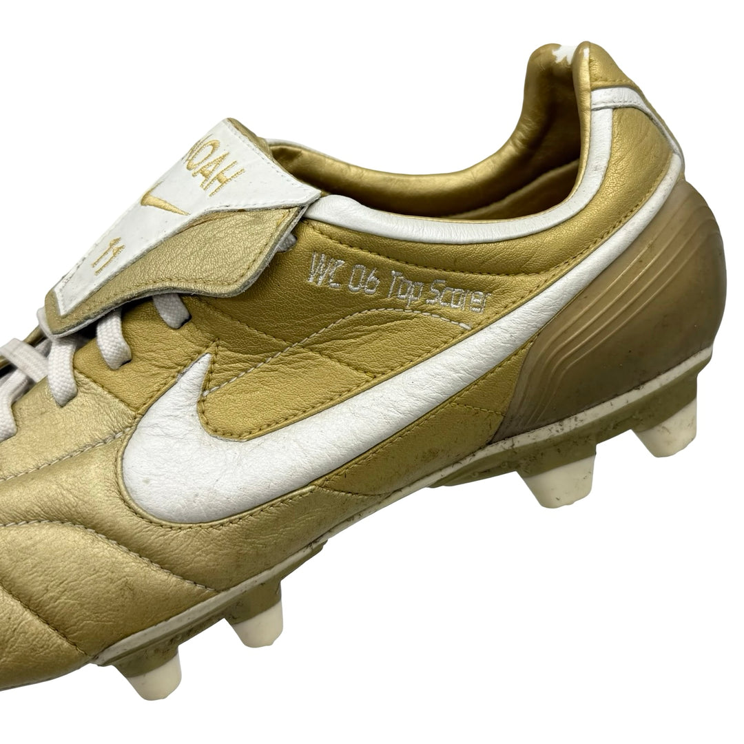 Miroslav Klose Match Worn Nike Tiempo Legend II - 2006 FIFA World Cup Top Scorer Edition