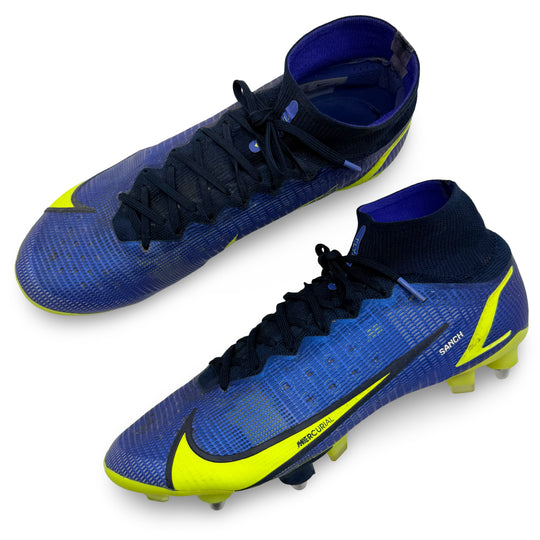 Jadon Sancho Match Worn, Photo-Matched, 2 Goals Scored (Inc. 1st for Man Utd) Nike Mercurial Superfly 8 Elite - 2021/22