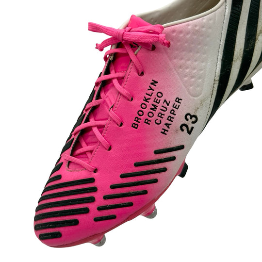 Adidas Predator LZ DB Special Edition Usada por Sir David Beckham e Fotocombinada - 2012/13