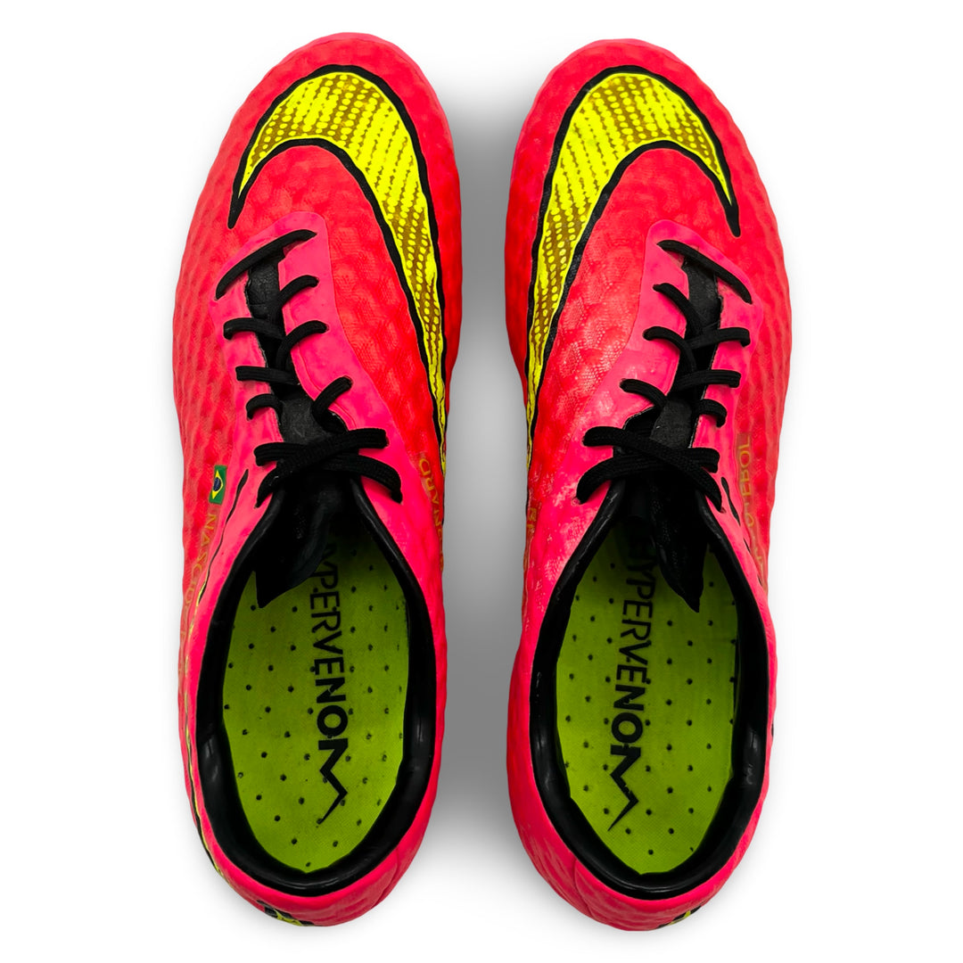 Bernard Duarte Partido desgastado Nike Hypervenom Phantom 2014 Copa Mundial de la FIFA
