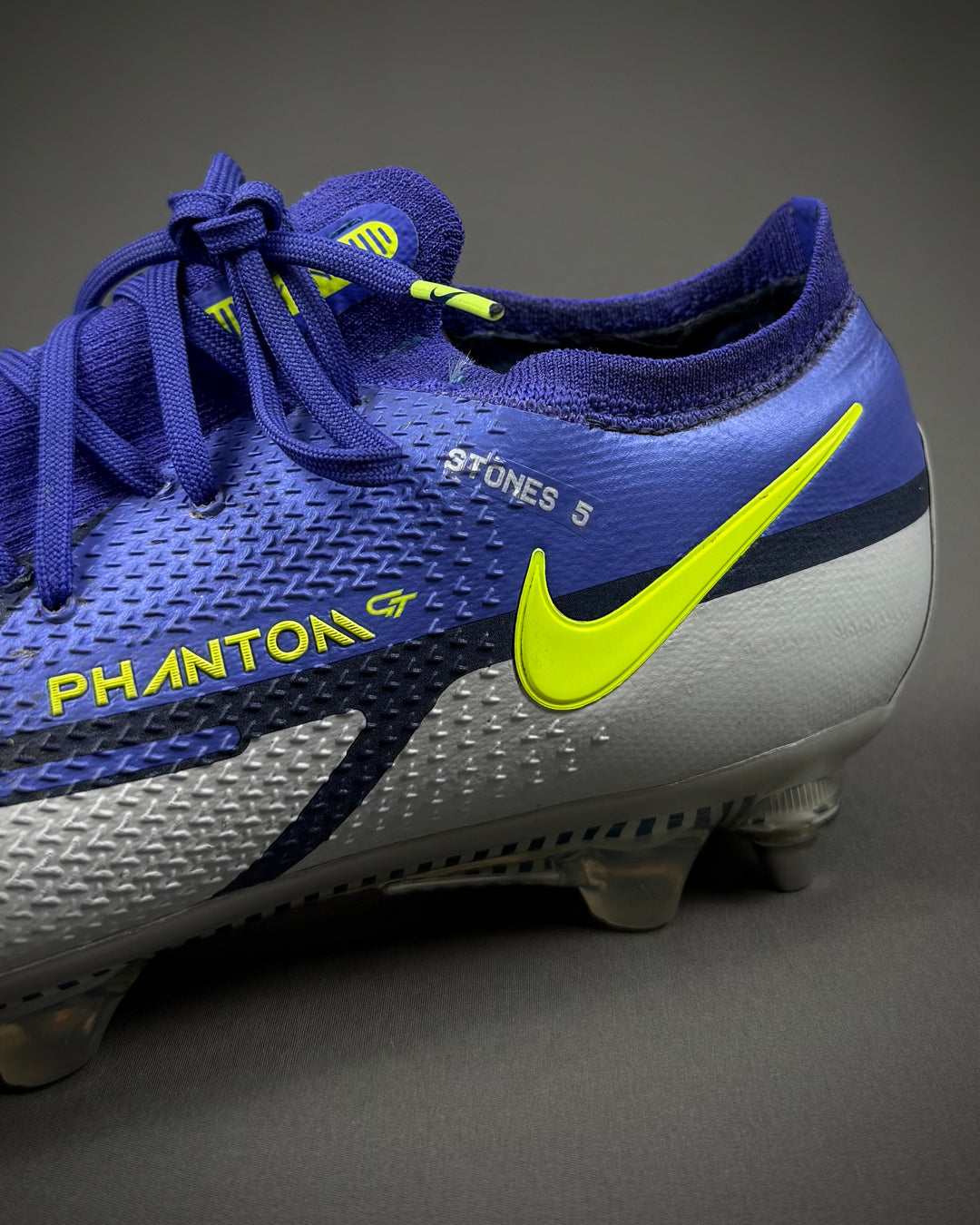 John Stones | Match-Worn Boots | 2021/22 | 2 Goals | 11 Clean Sheets | Manchester City & England