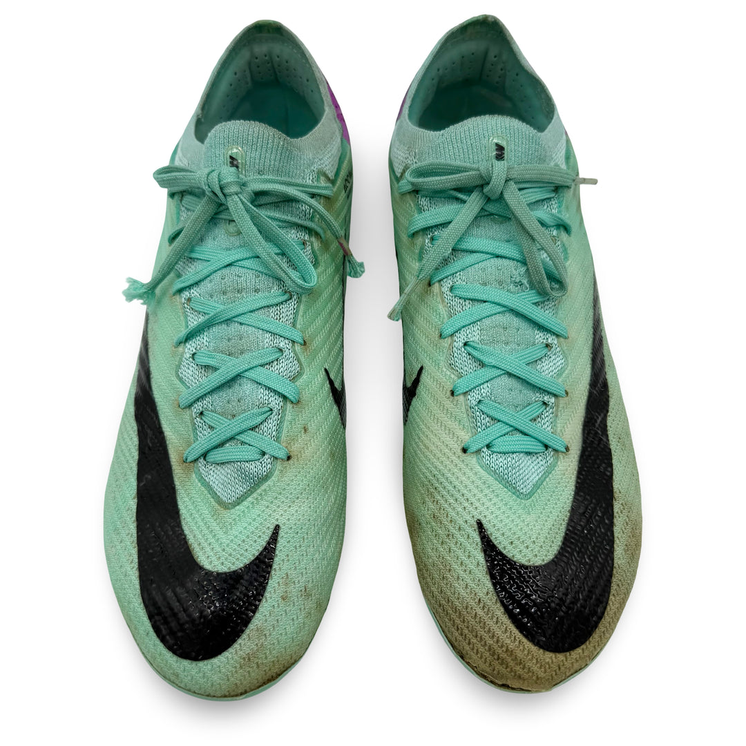 Jérémy Doku Match Worn, 2 Goals & 4 Assists, Photo-Matched Nike Mercurial Vapor 15 Elite - 2023/24 4-In-A-Row Season, PL Assist Record