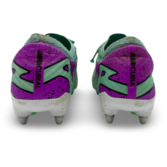 Jérémy Doku Match Worn, 2 Goals & 4 Assists, Photo-Matched Nike Mercurial Vapor 15 Elite - 2023/24 4-In-A-Row Season, PL Assist Record