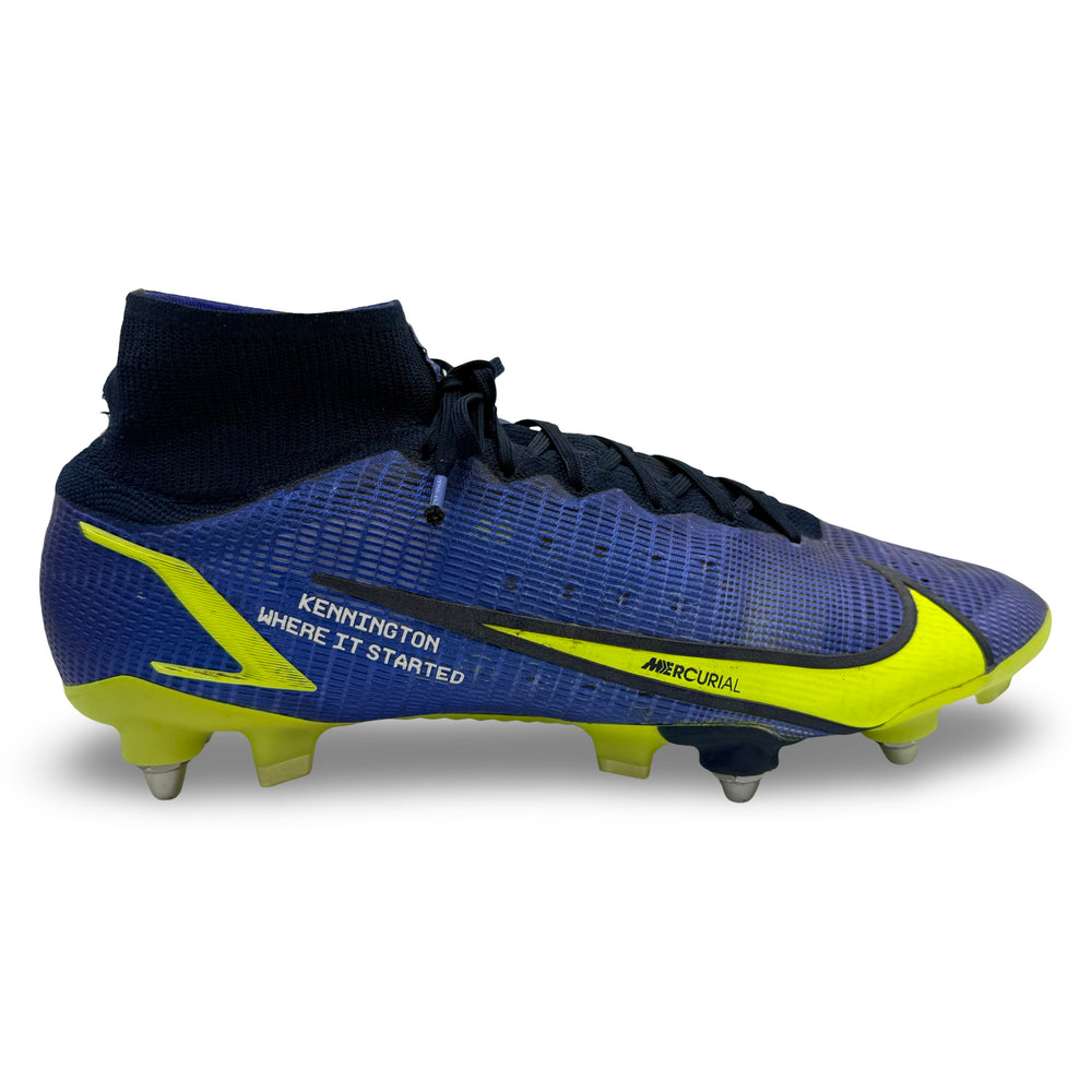 Jadon Sancho Match Worn, Photo-Matched, 2 Goals Scored (Inc. 1st for Man Utd) Nike Mercurial Superfly 8 Elite - 2021/22