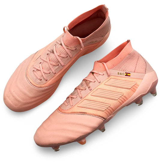 David Silva Match Worn Adidas Predator 18.1 2018/19