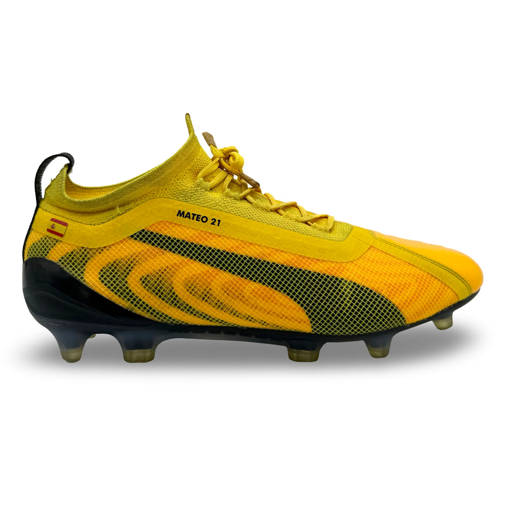 David Silva Match Worn, Photo-Matched, 2020 Carabao Cup Final, Puma ONE 20.1 Leather - 2019/20