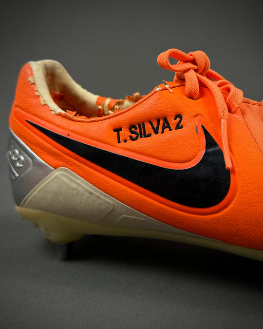 Thiago Silva | Match-Worn Boots | 2013/14 | 6 Clean Sheets | 1 Goal | PSG & Brazil
