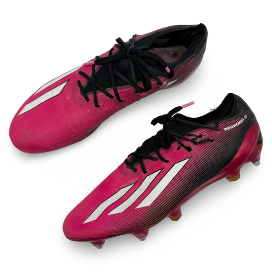 Wout Weghorst Match Worn, 2 Goals & 3 Assists, Photo-Matched Adidas X Speedportal.1 - 2023 Carabao Cup Final & 2022/23