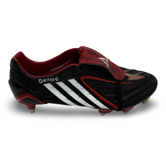 Steven Gerrard Match Issued, Dual Signed Adidas Predator Powerswerve - 2007/08