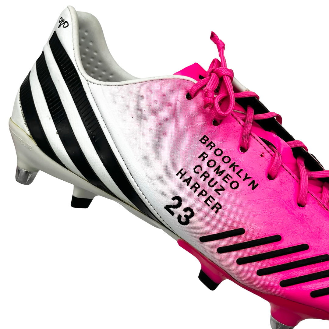 David Beckham Match Worn, Photo-Matched Adidas Predator LZ DB Special Edition - 2012/13