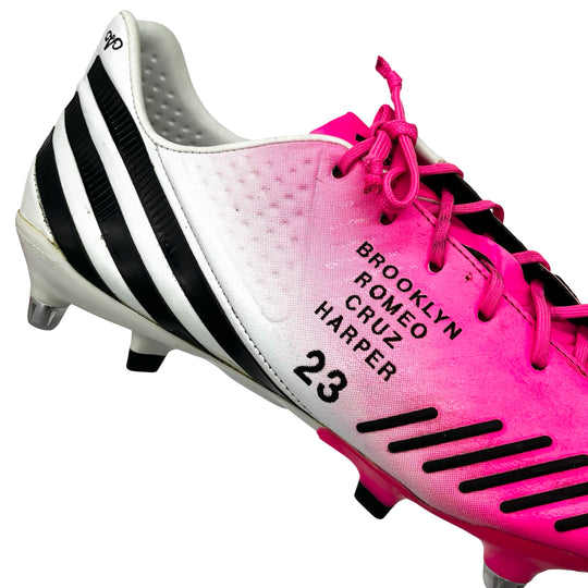 David Beckham Match Worn, Photo-Matched Adidas Predator LZ DB Special Edition - 2012/13
