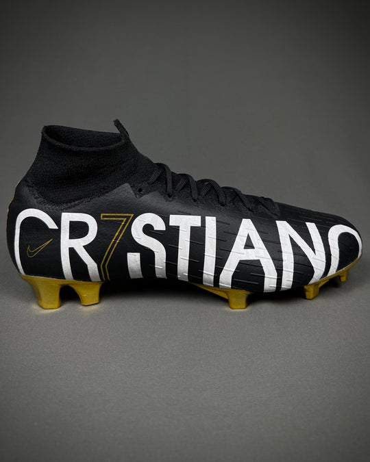 Cristiano Ronaldo | Match-Issued Boots | CR7 Black Gold | 2018/19 | Juventus