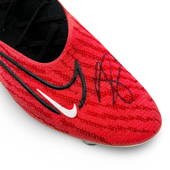 John Stones Match Worn, Photo-Matched, Dual Signed Nike Phantom GX Elite - 2023/24 4-In-A-Row Season