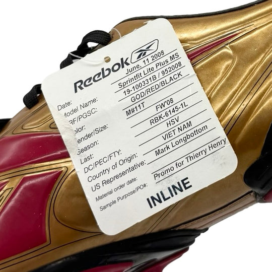 Thierry Henry | Match Issued | UEFA Euro 2008 | Reebok Sprintfit Lite Pro