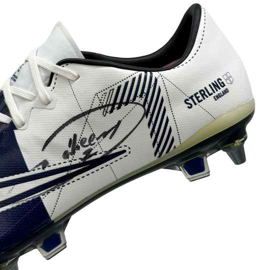 Raheem Sterling | Match Issued | Dual Signed | 2014/15 | 1-of-1 Nike Mercurial Vapor X | 1st England Goal Edition | Player-Exclusive