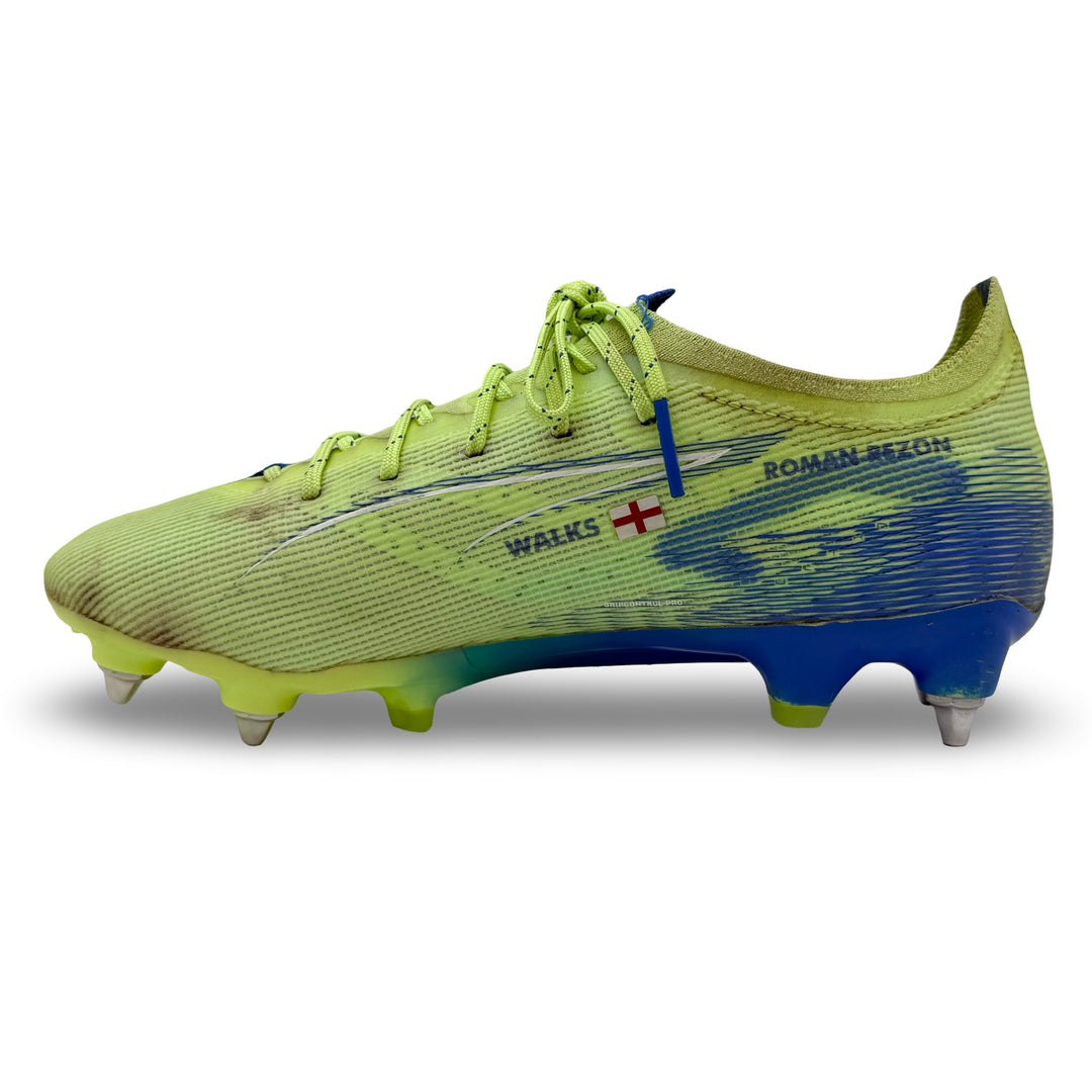 Puma Ultra 5 Ultimate de Kyle Walker, último partido con el Manchester City, fotocombinada - 2024/25