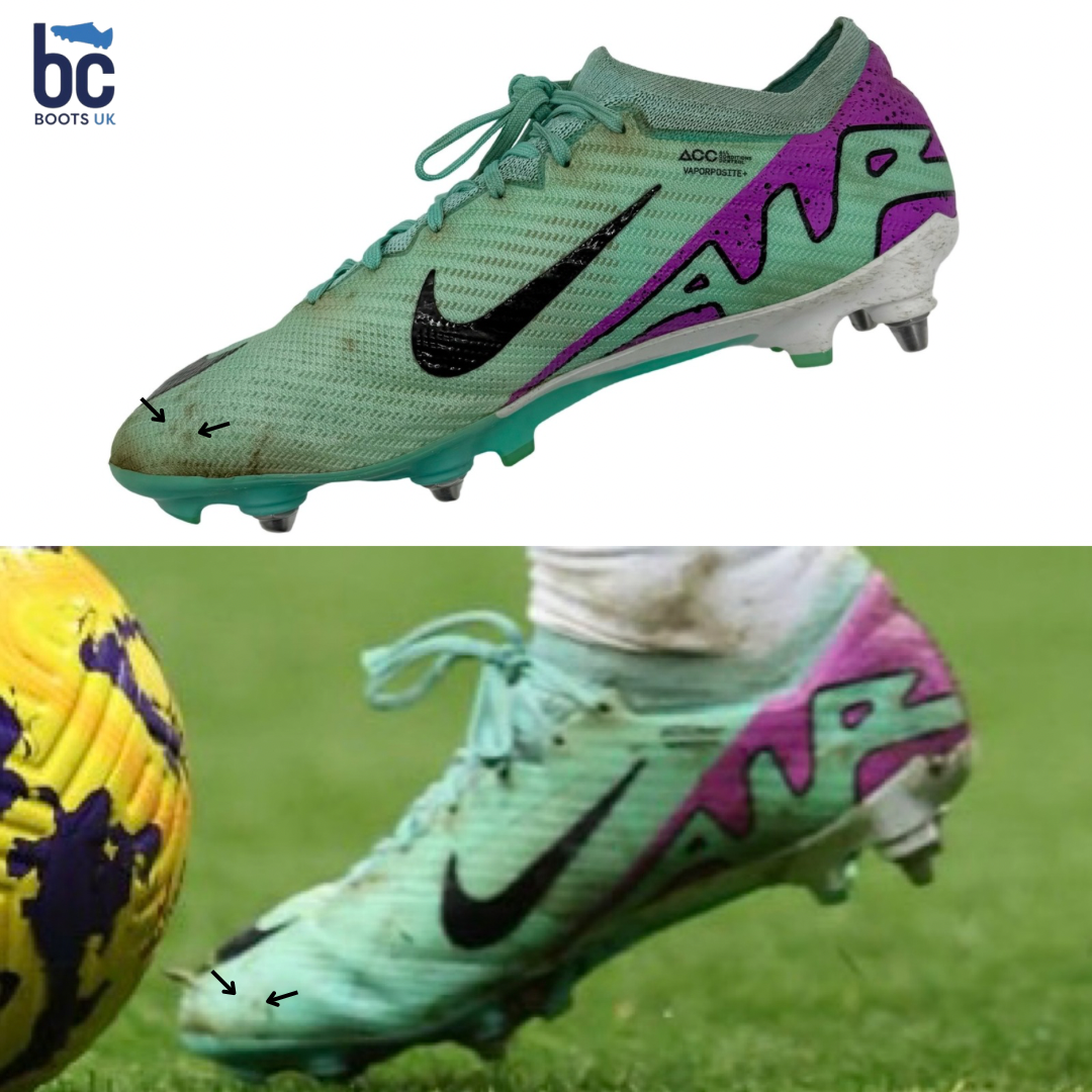 Jérémy Doku | Match Worn | Photo-Matched | 2023/24 4-In-A-Row Season | 2 Goals & 4 Assists | PL Assist Record | Nike Mercurial Vapor 15 Elite