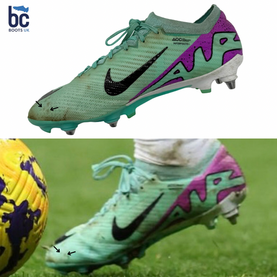 Jérémy Doku | Match Worn | Photo-Matched | 2023/24 4-In-A-Row Season | 2 Goals & 4 Assists | PL Assist Record | Nike Mercurial Vapor 15 Elite