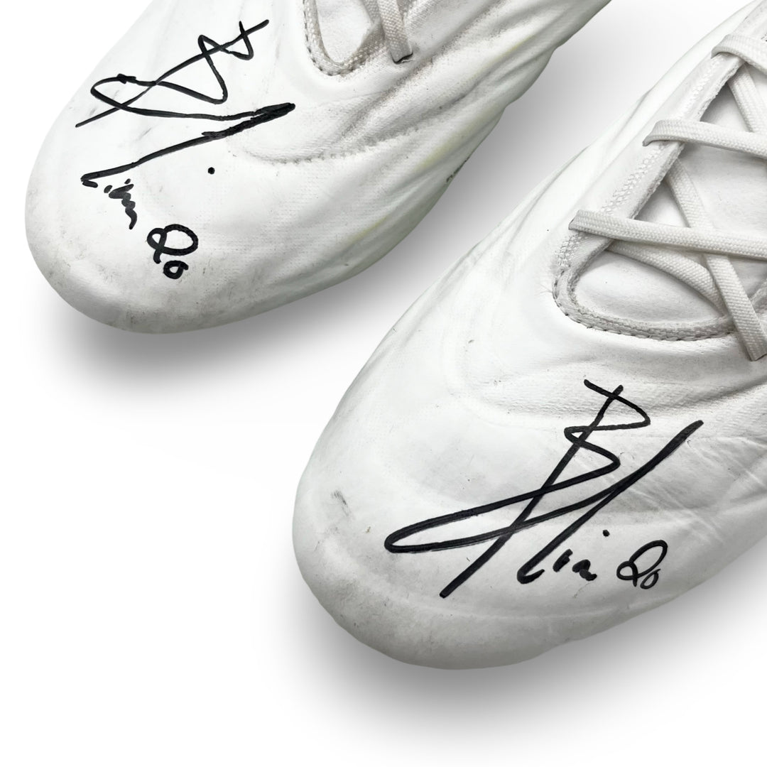 Bernardo Silva Match Worn Adidas Copa Pure.1 Signed 2023/24 4-In-A-Row Season