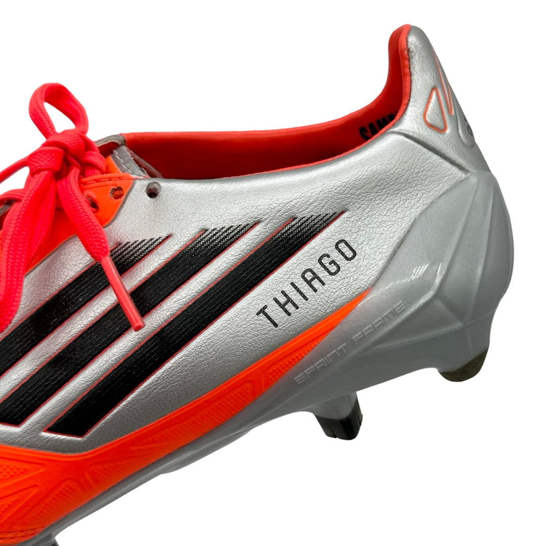 Lionel Messi Match Worn, Photo-Matched, Dual Signed Adidas F50 Adizero - 2012/13 4th Ballon d'Or Season, Record Breaking 91 Goal Year
