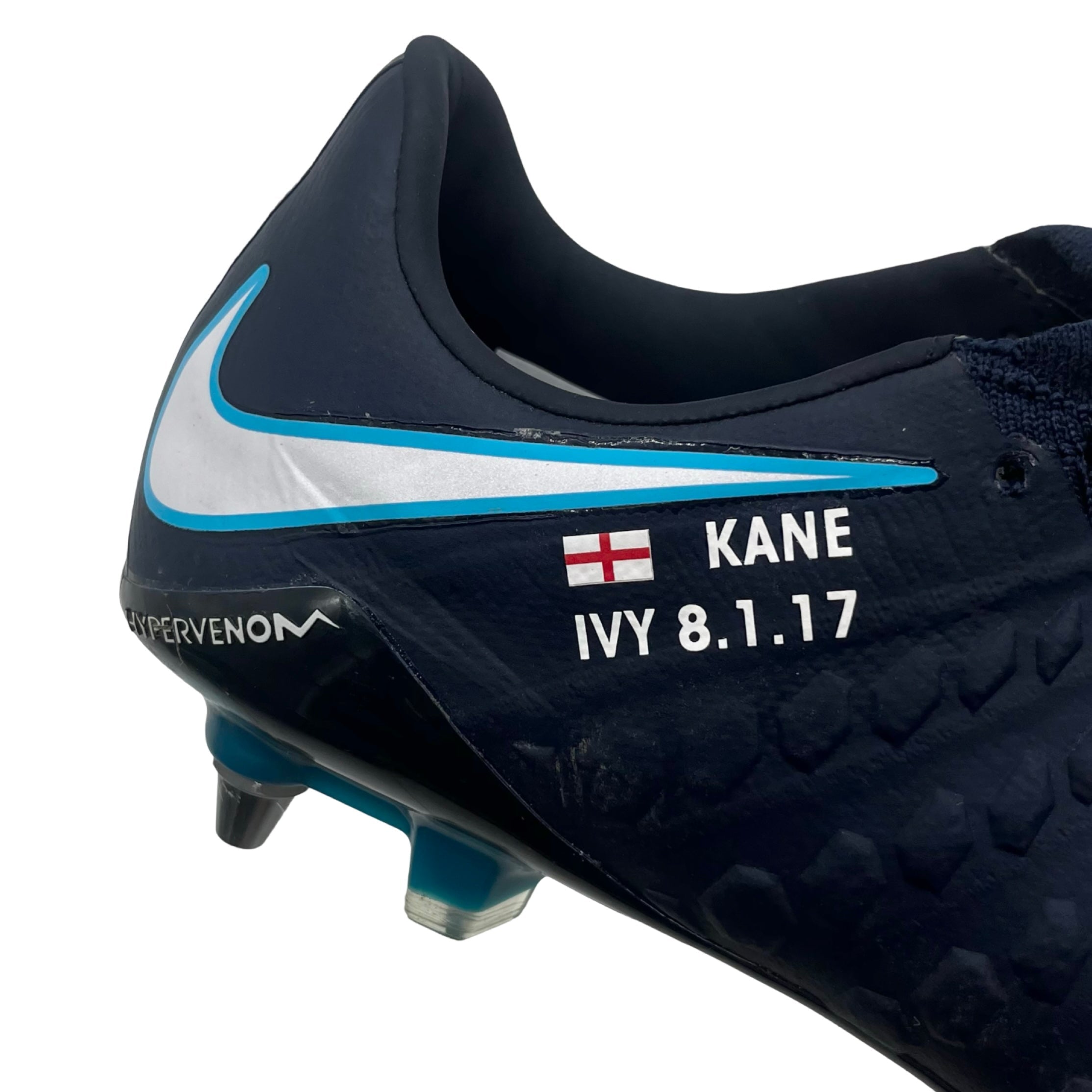 H*☆様 NIKE HYPERVENOM PHANTOM 3 ''HARRY K Harry Kane Match Worn, Photo-Matched Nike Hypervenom Phantom