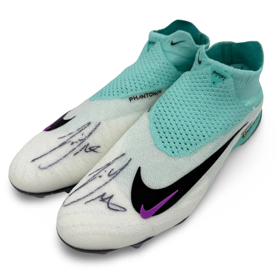 Kevin De Bruyne Match Issued, Dual Signed Nike Phantom GX Elite - 2023/24 4-In-A-Row Season