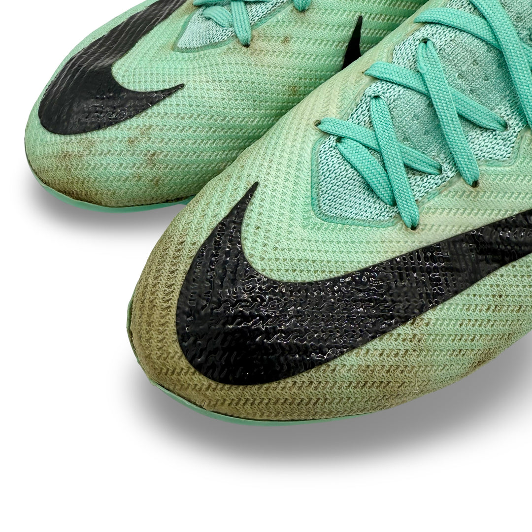 Jérémy Doku Match Worn, 2 Goals & 4 Assists, Photo-Matched Nike Mercurial Vapor 15 Elite - 2023/24 4-In-A-Row Season, PL Assist Record