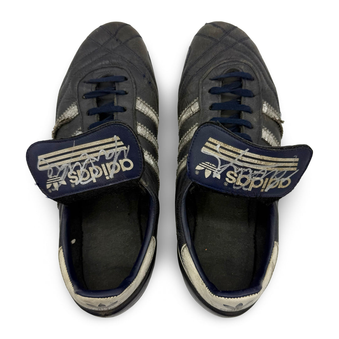 Mark Hughes | Match Worn, Dual Signed | 1984/85 | Adidas Profi