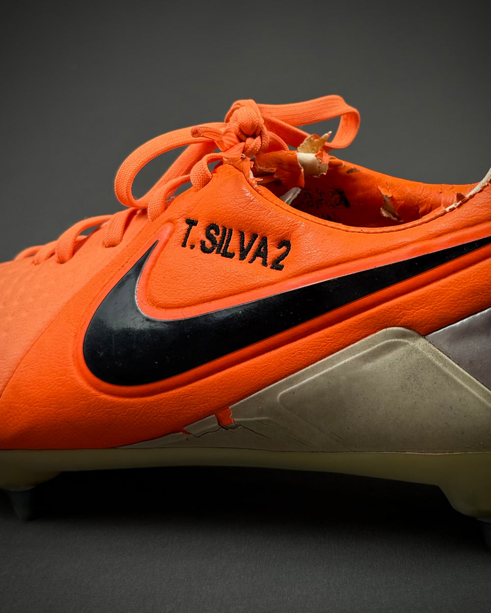 Thiago Silva | Match-Worn Boots | 2013/14 | 6 Clean Sheets | 1 Goal | PSG & Brazil