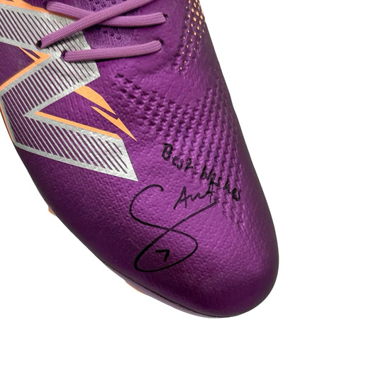 Bukayo Saka Match Worn, Photo-Matched, Dual Signed New Balance Furon V8 Elite - 2024/25