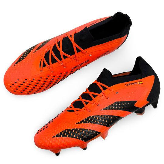 Aymeric Laporte Match Issued Adidas Predator Accuracy.1 - 2022/23 Treble Season