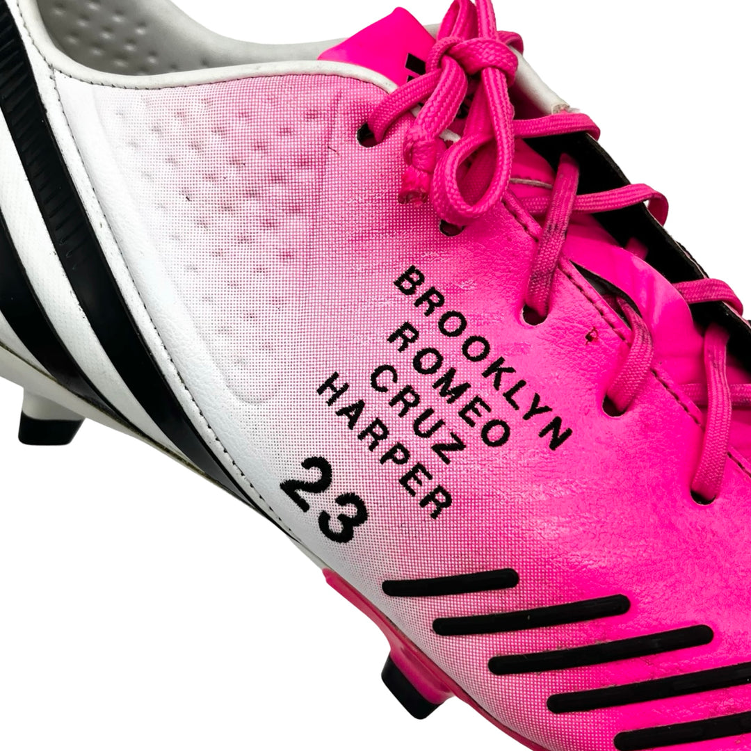 David Beckham Match Worn, Photo-Matched Adidas Predator LZ DB Special Edition - 2012/13