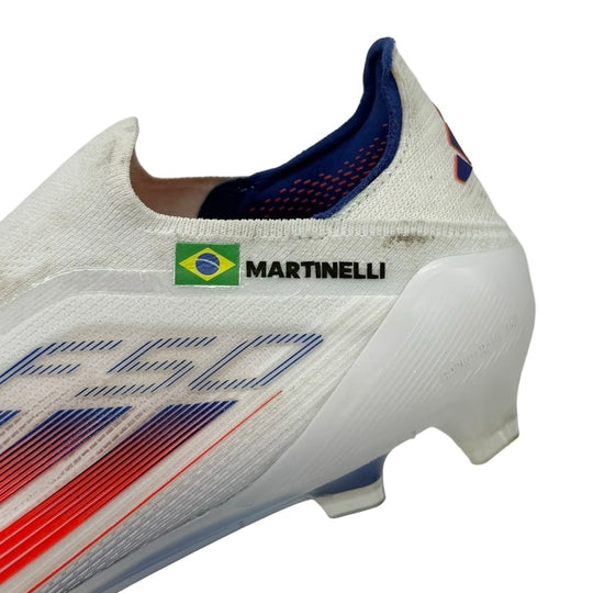 Gabriel Martinelli Match Worn Adidas F50 Elite Laceless - 2024/25