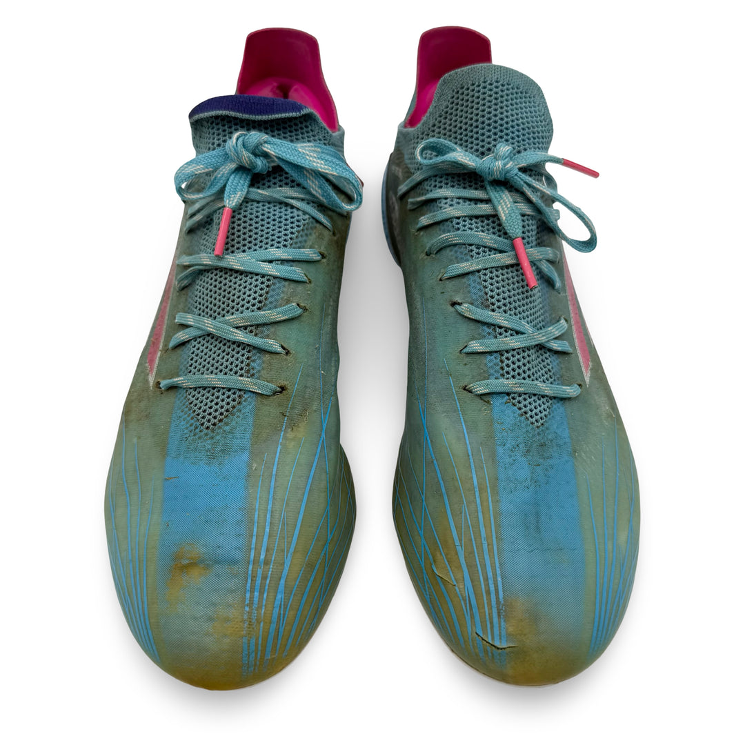 Anthony Martial Match Worn, 8 Goals & 2 Assists, Photo-Matched Adidas X Speedflow.1 - 2022/23