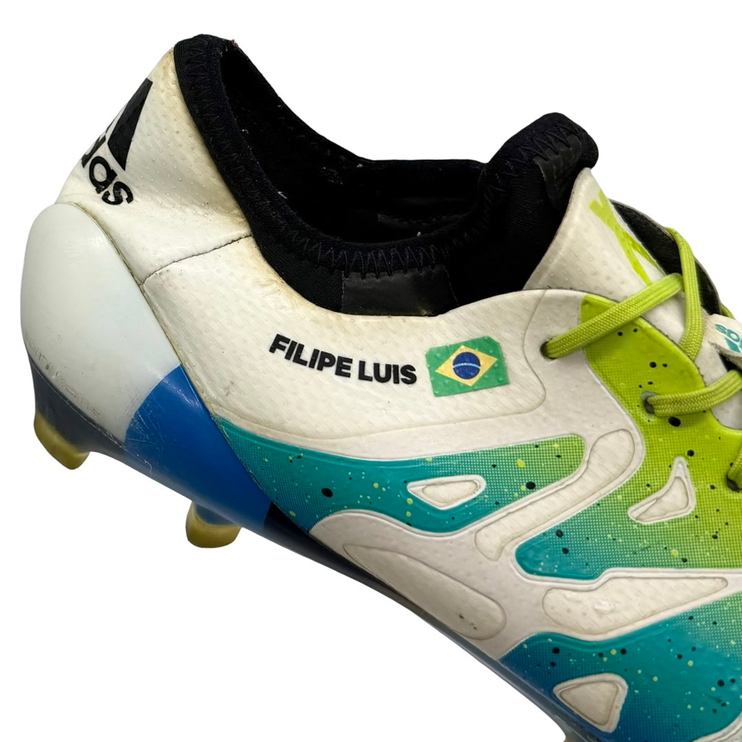 Filipe Luis | Match Worn | 2015/16 | Adidas X15.1